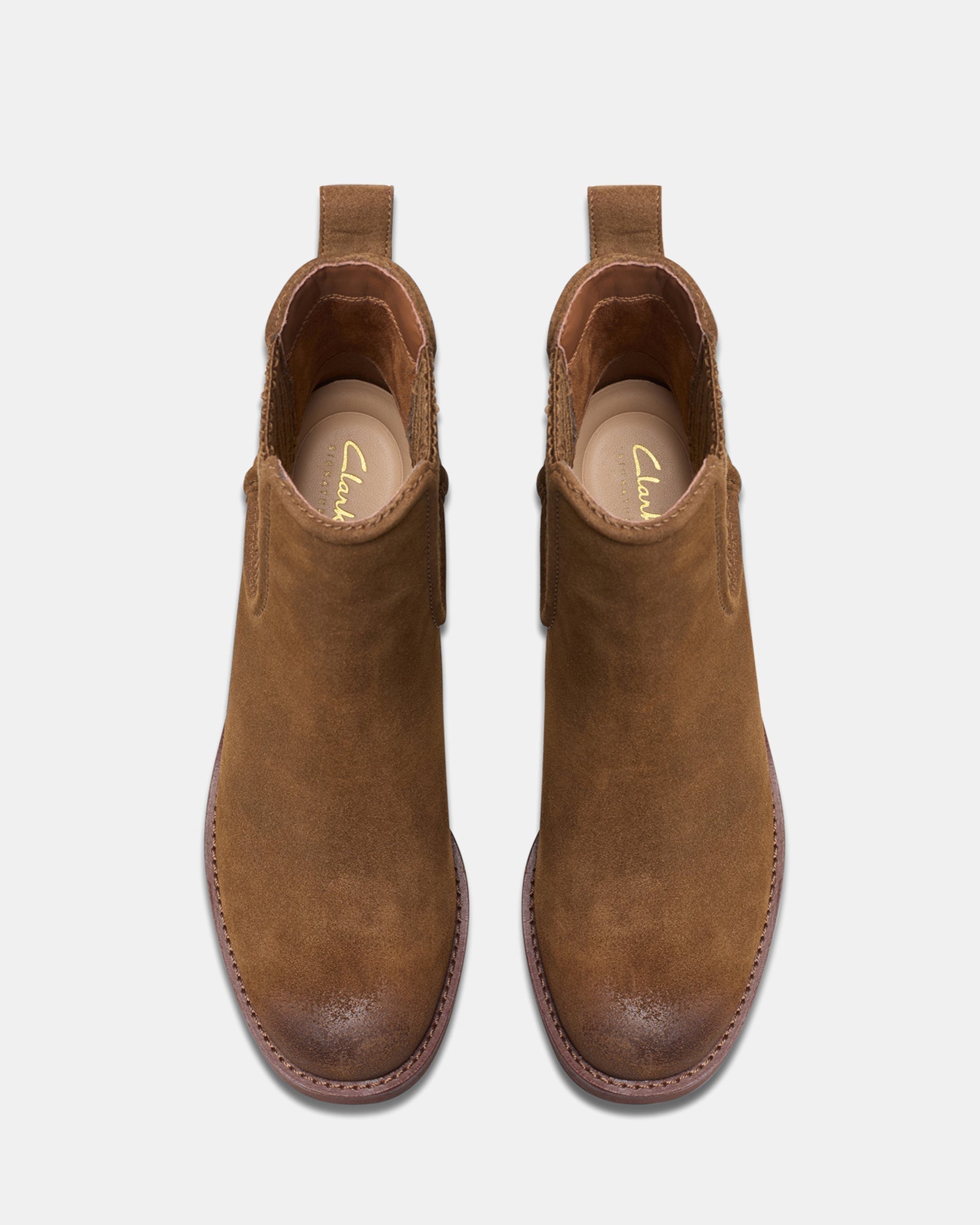 Chamberly Top Walnut Suede