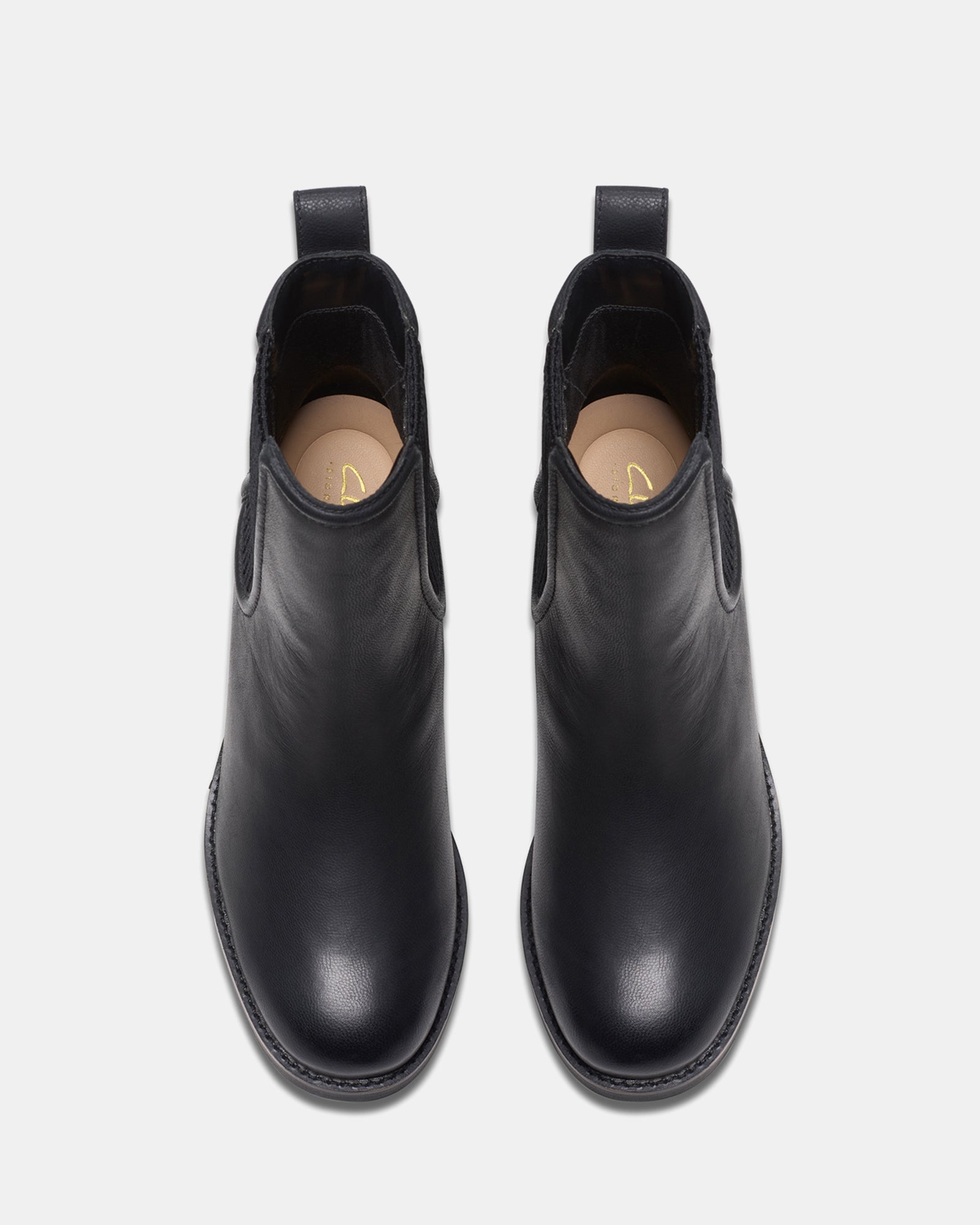Chamberly Top Black Leather