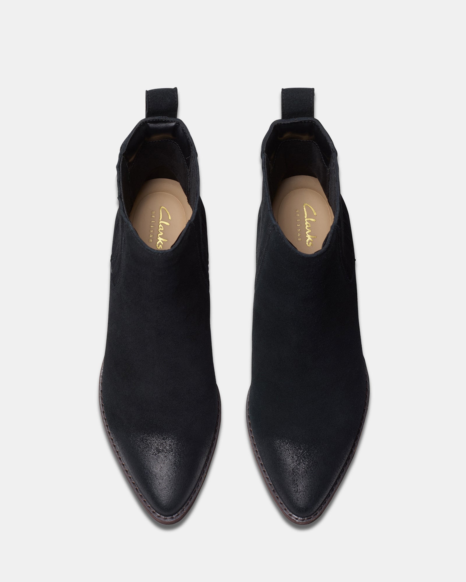 Morzine Top Black Suede