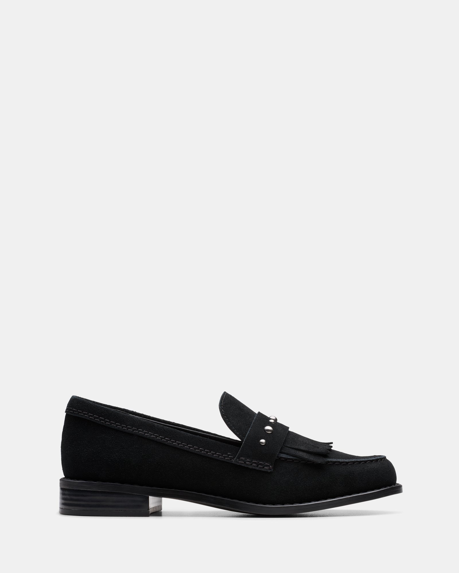 Hana Loafer Black Suede