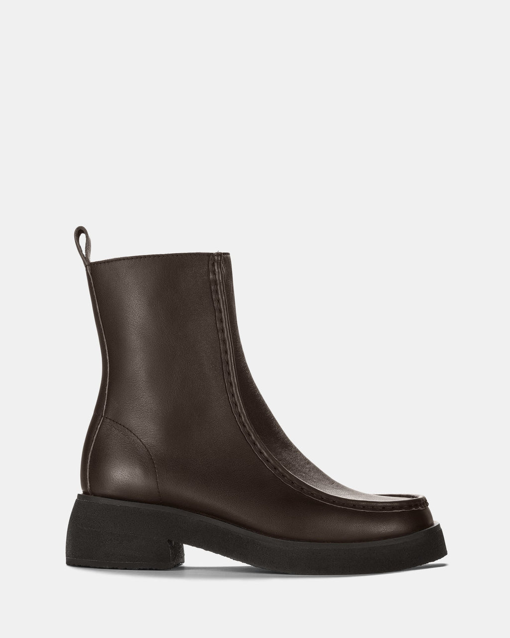 Effery Zip Brown Combi Leather