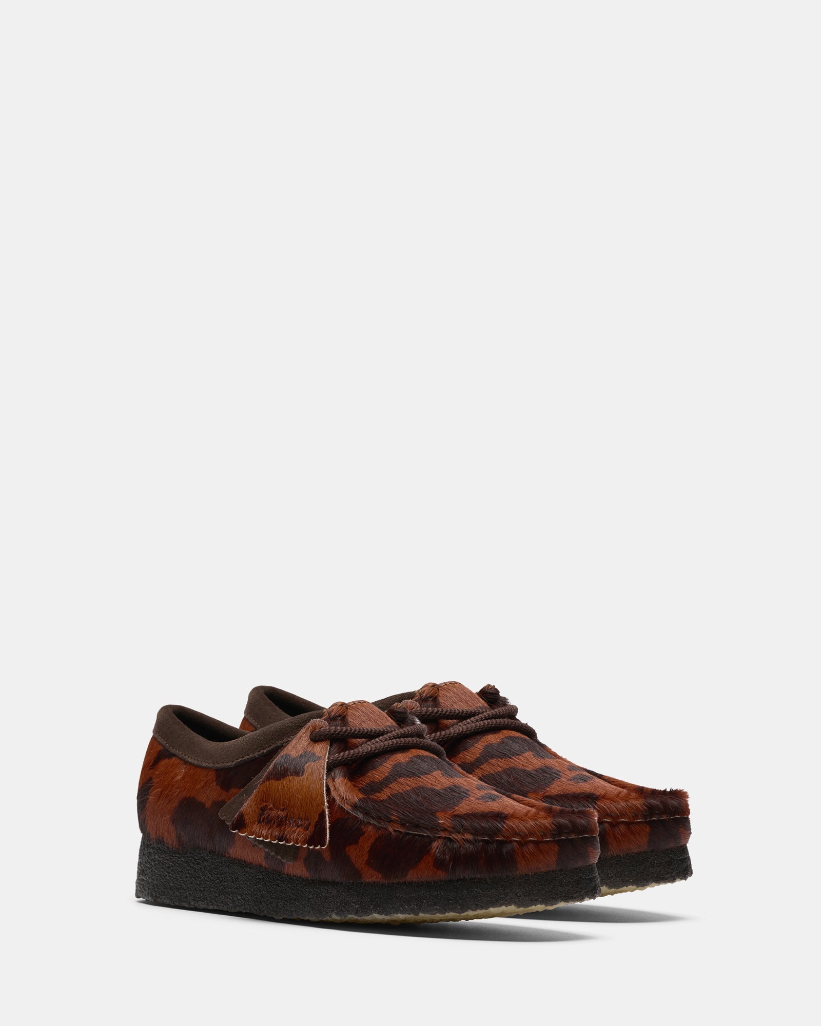 Wallabee. (w) Brown Cow Print