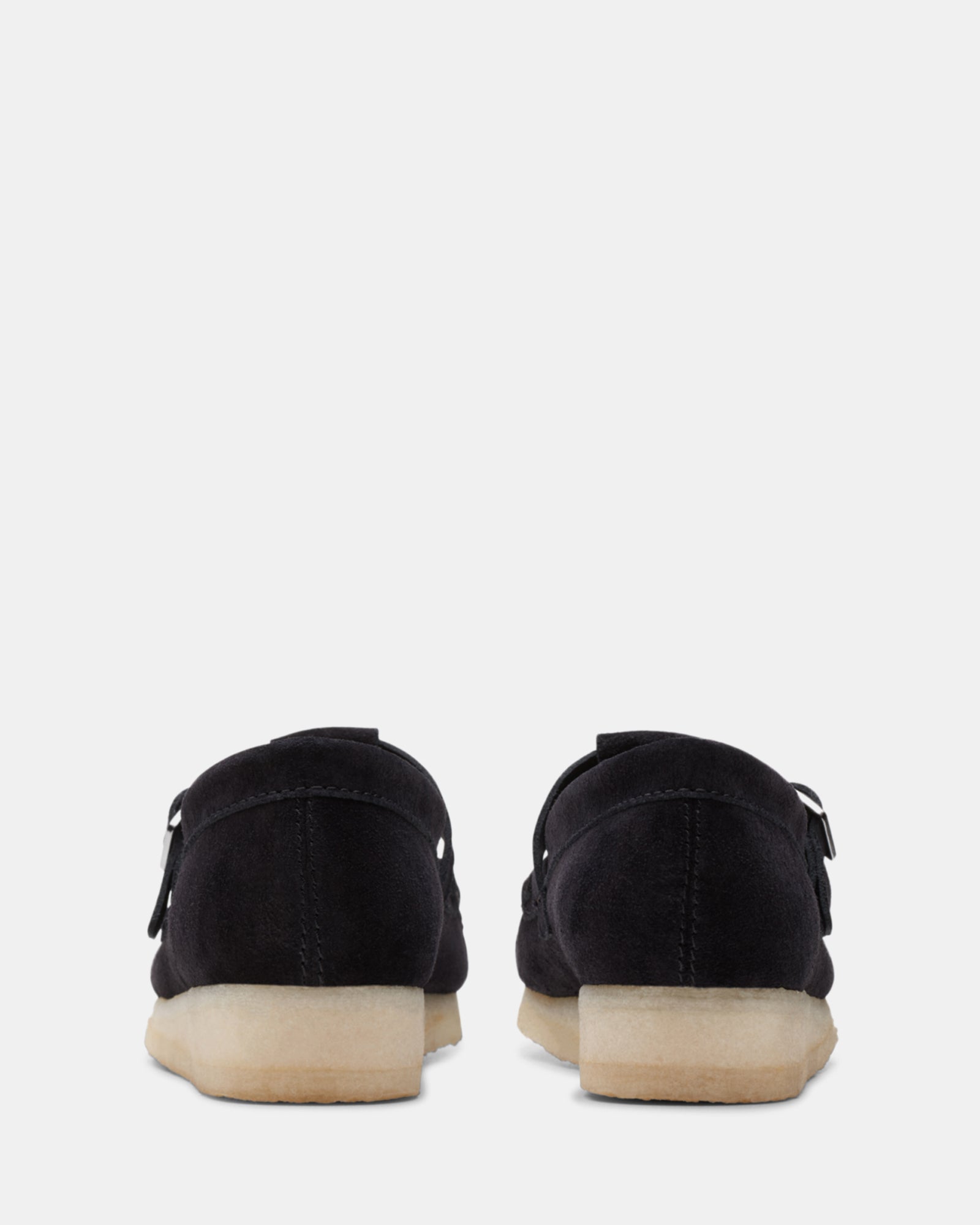 Wallabee Tbar Black Suede