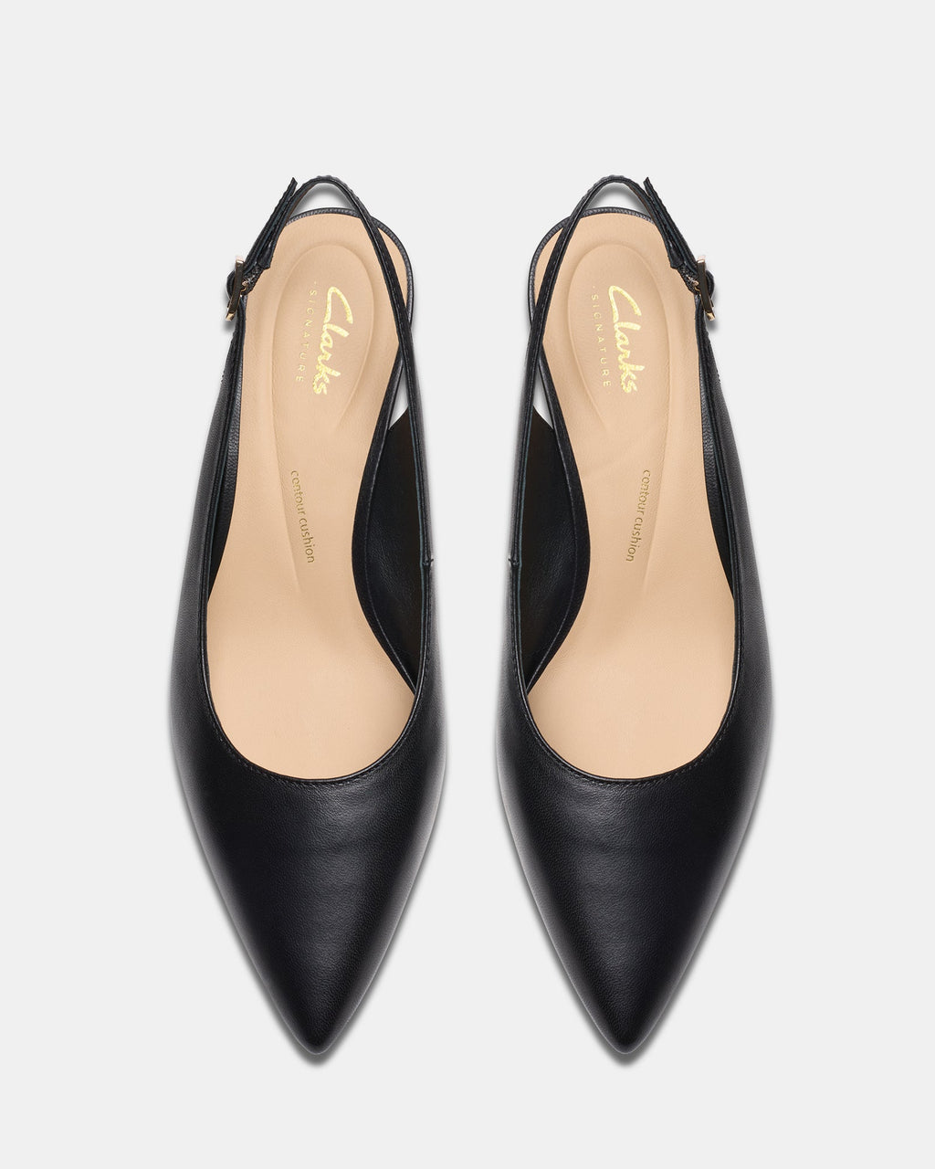 Adela Sling Black Leather