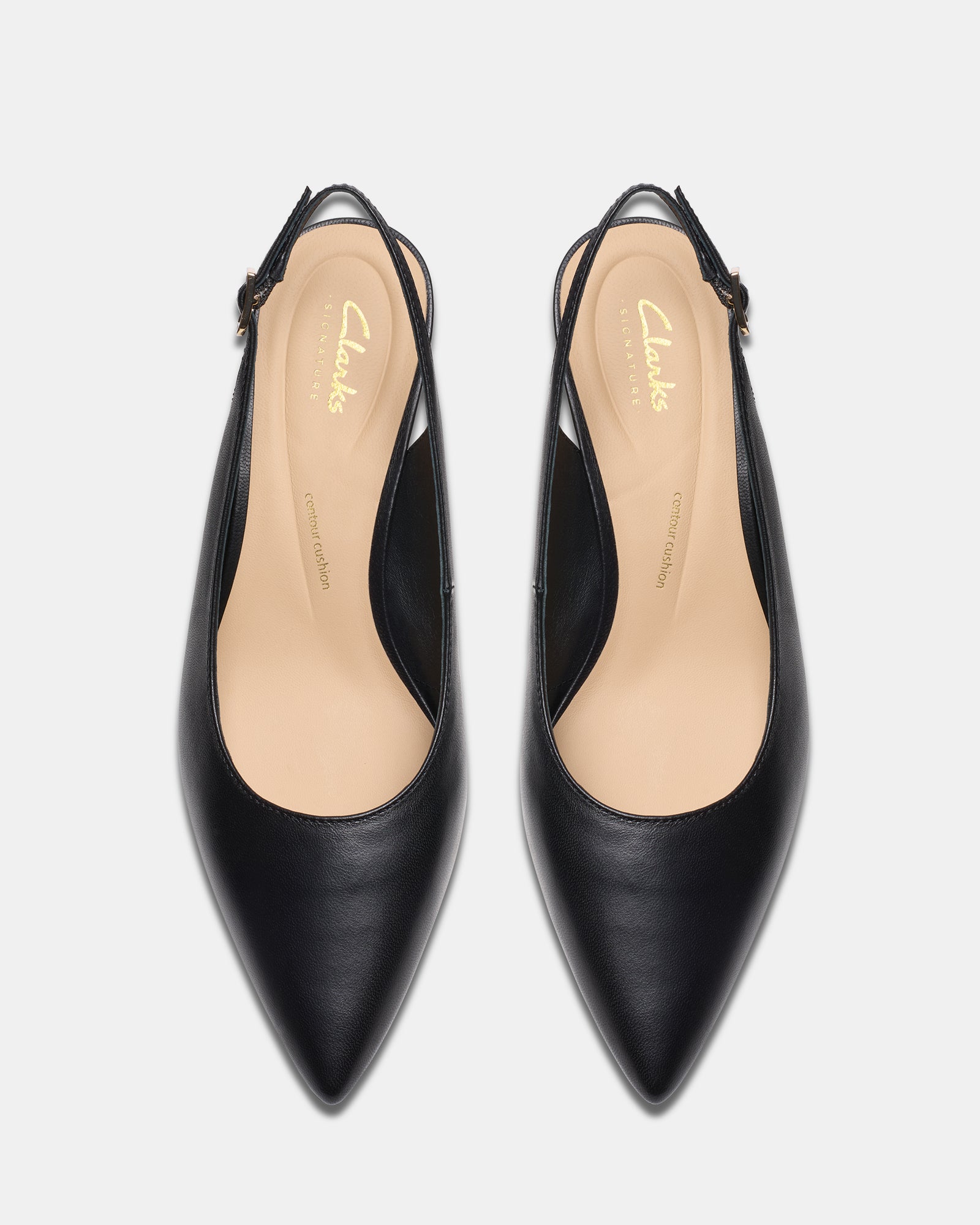 Adela Sling Black Leather