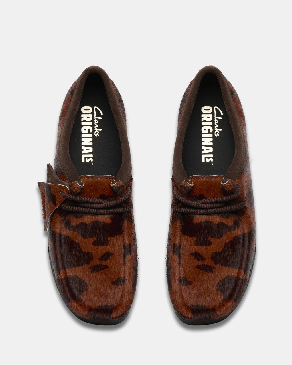 Wallabee. (w) Brown Cow Print