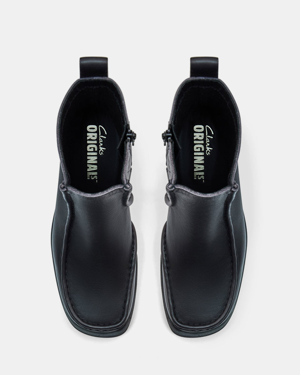 Effery Zip Black Leather