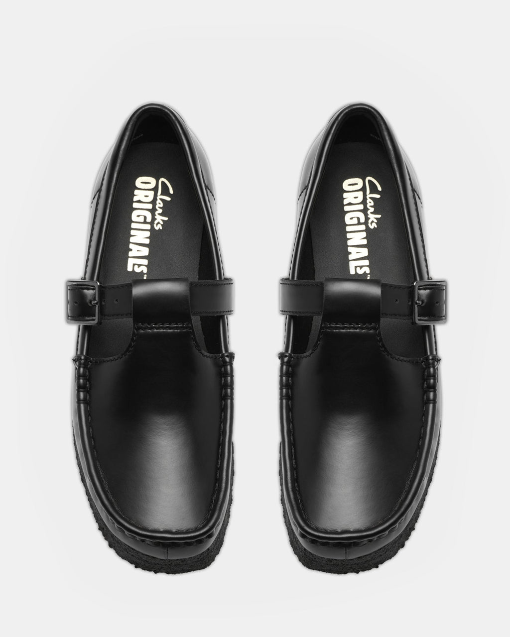 Wallabee Tbar Blk Hishine Lea