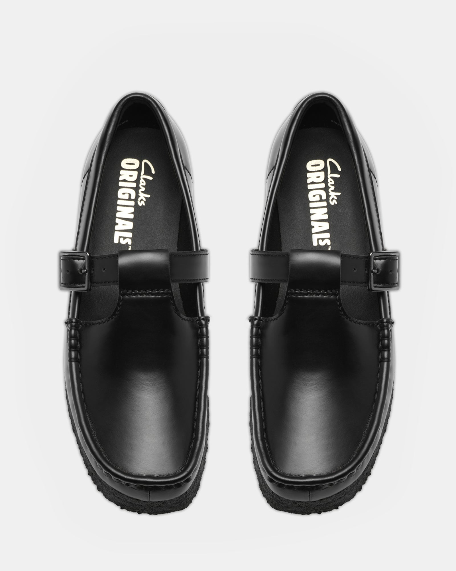 Wallabee Tbar Blk Hishine Lea