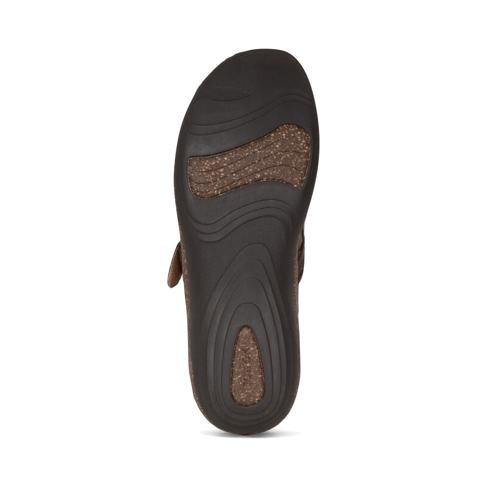 Aetrex Women's Libby Leather Clog (Brown)